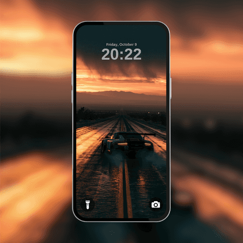 Porsche 911 RSR Sunset Highway Drift