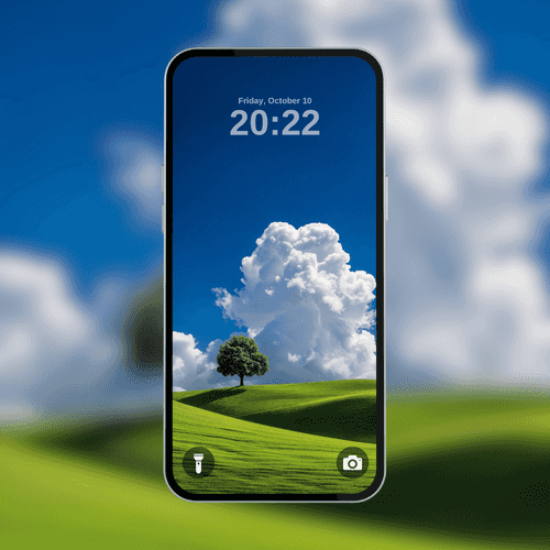 Tree on Rolling Green Hills