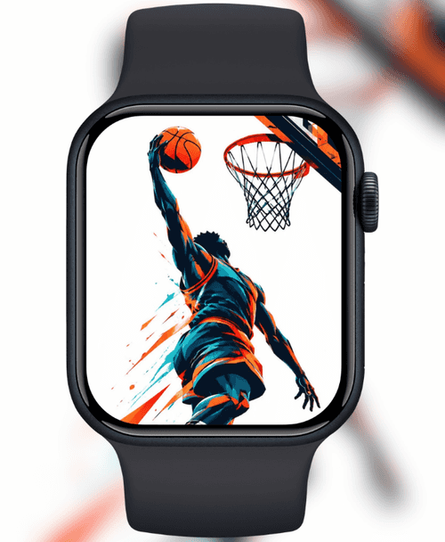 Vibrant Slam Dunk Action Art