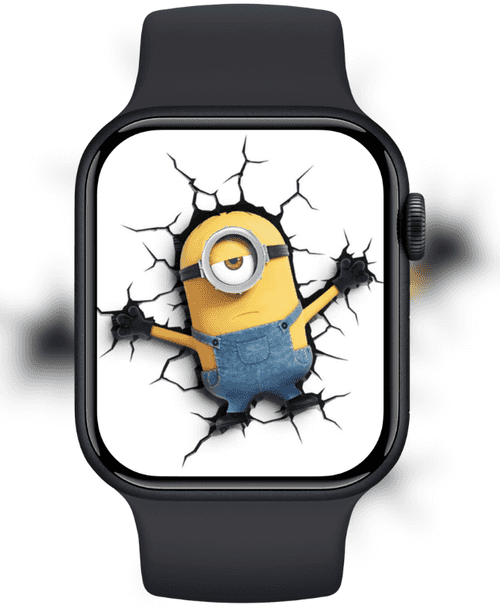 Minion Crashing Through Wall
