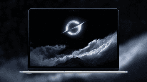 Glowing Black Hole