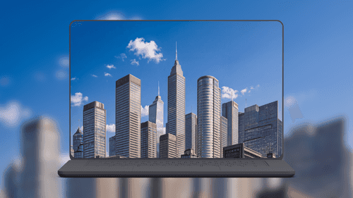 Modern City Skyscrapers