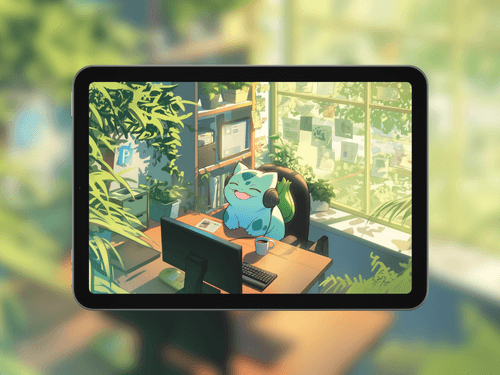 Cozy Gamer Bulbasaur
