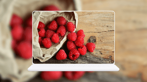Fresh Red Raspberries