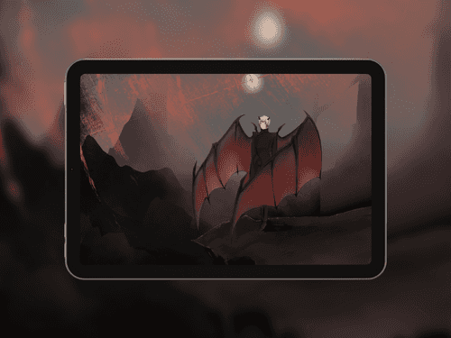 Crimson Moon Bat Monarch