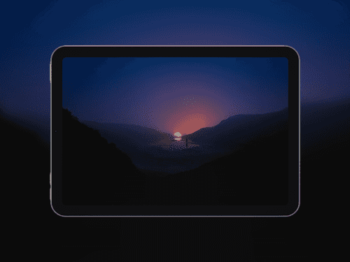 Solitary Moonlit Valley