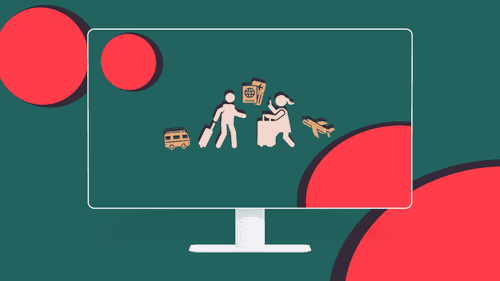 Minimalist Flat Art Travel