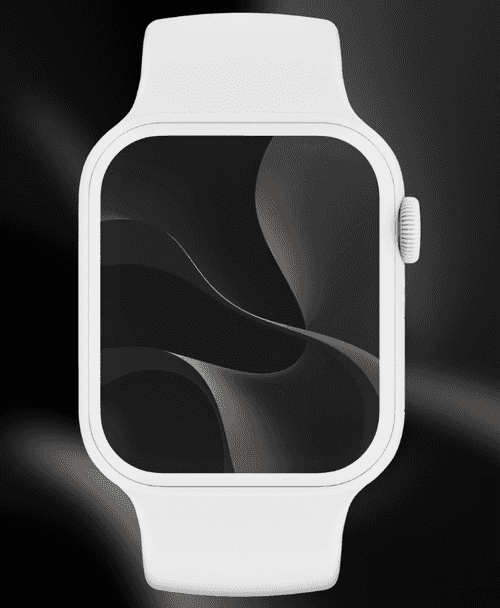 Dark Abstract Curved Waves