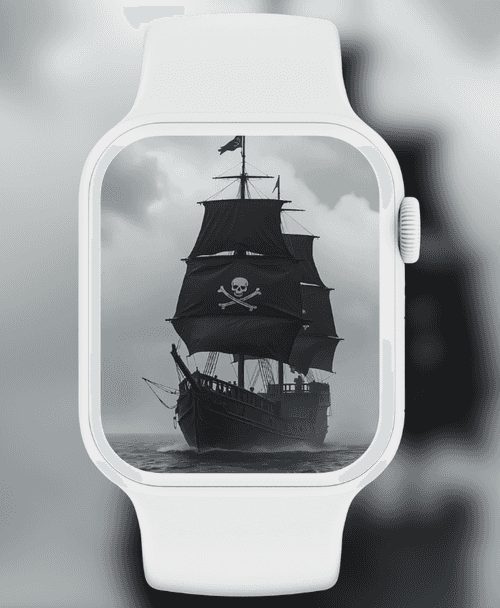 Black Pirate Ship