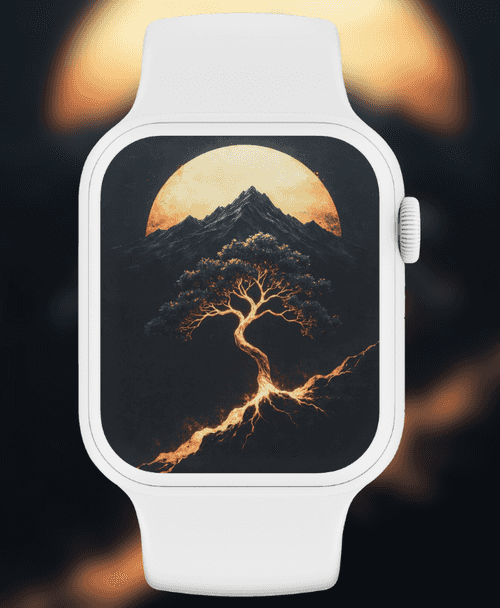 Glowing Golden Root Tree