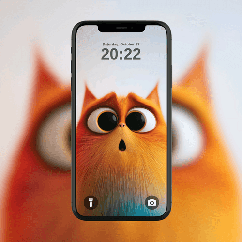 Surprised Orange Cat