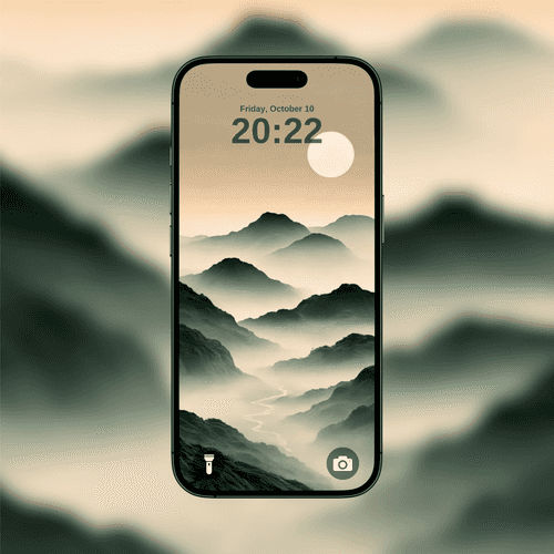 Foggy Mountains & Sun