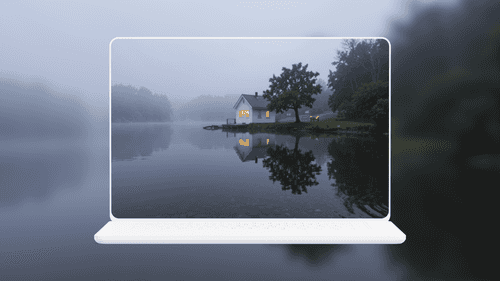 Foggy Lakehouse