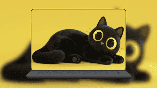 Cute Black Cat