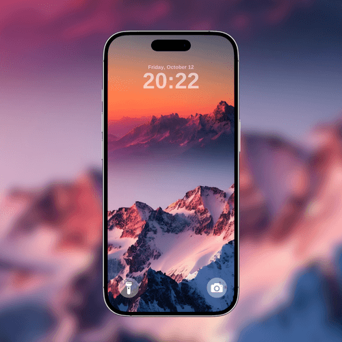 Sunset Mountain Peaks