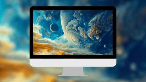 Majestic Jupiter Cosmic Space