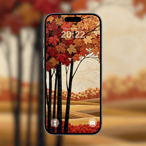 Golden Autumn Canvas