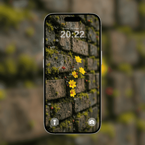 Flowers on Wall