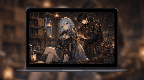 Fantasy Anime Spellcaster