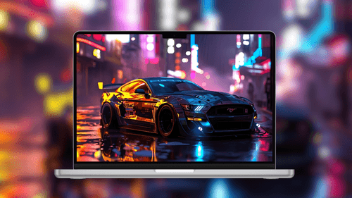 Ford Mustang Neon City