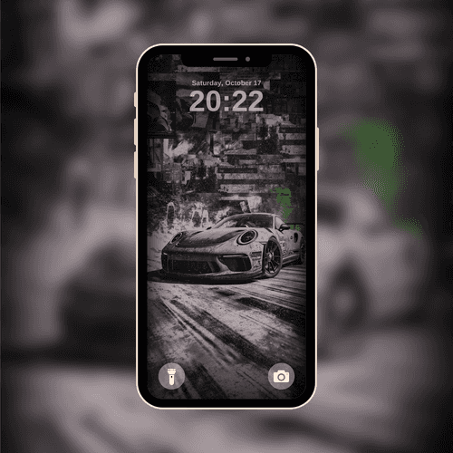 Grunge Porsche Sports Car