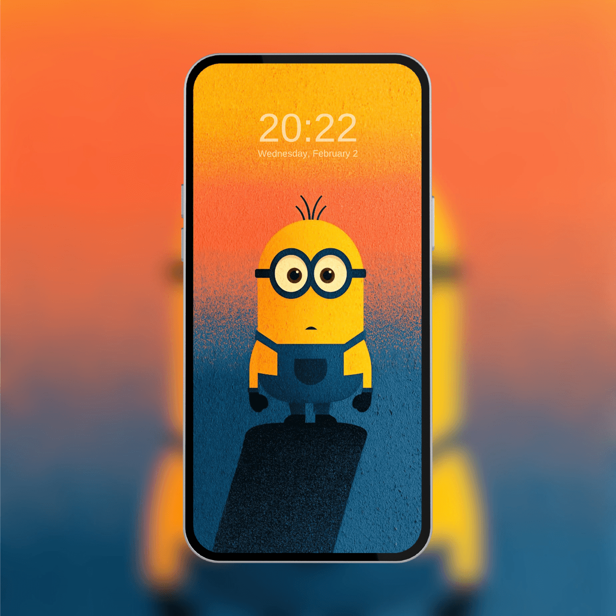 minimalist-minion-sunset-gradient