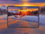 alpine sunrise snowscape