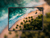 aerial tropical beach paradise