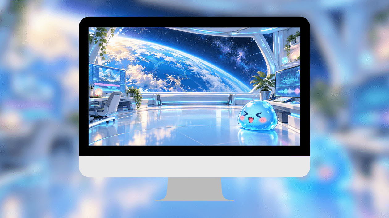 cute-slime-in-a-futuristic-space-station