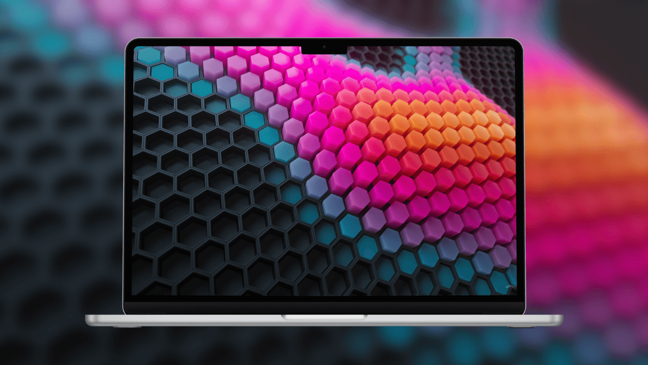 neon-hexagon-wave-pattern