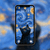 starry night black cat