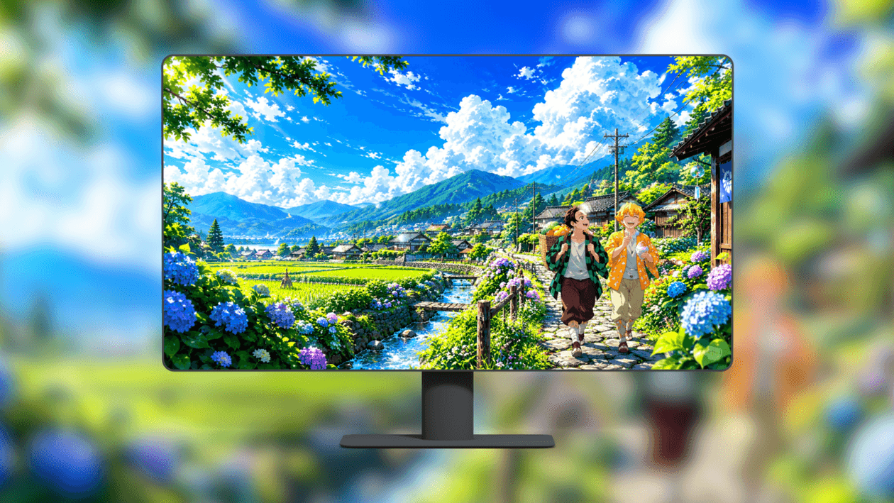 tanjiro-and-zenitsu-summer-village