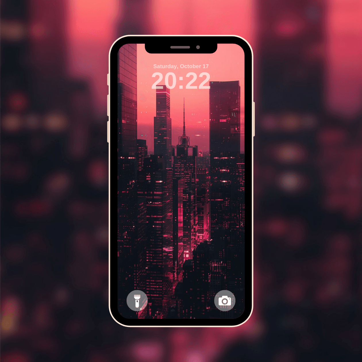 red-cyberpunk-city