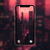 red cyberpunk city