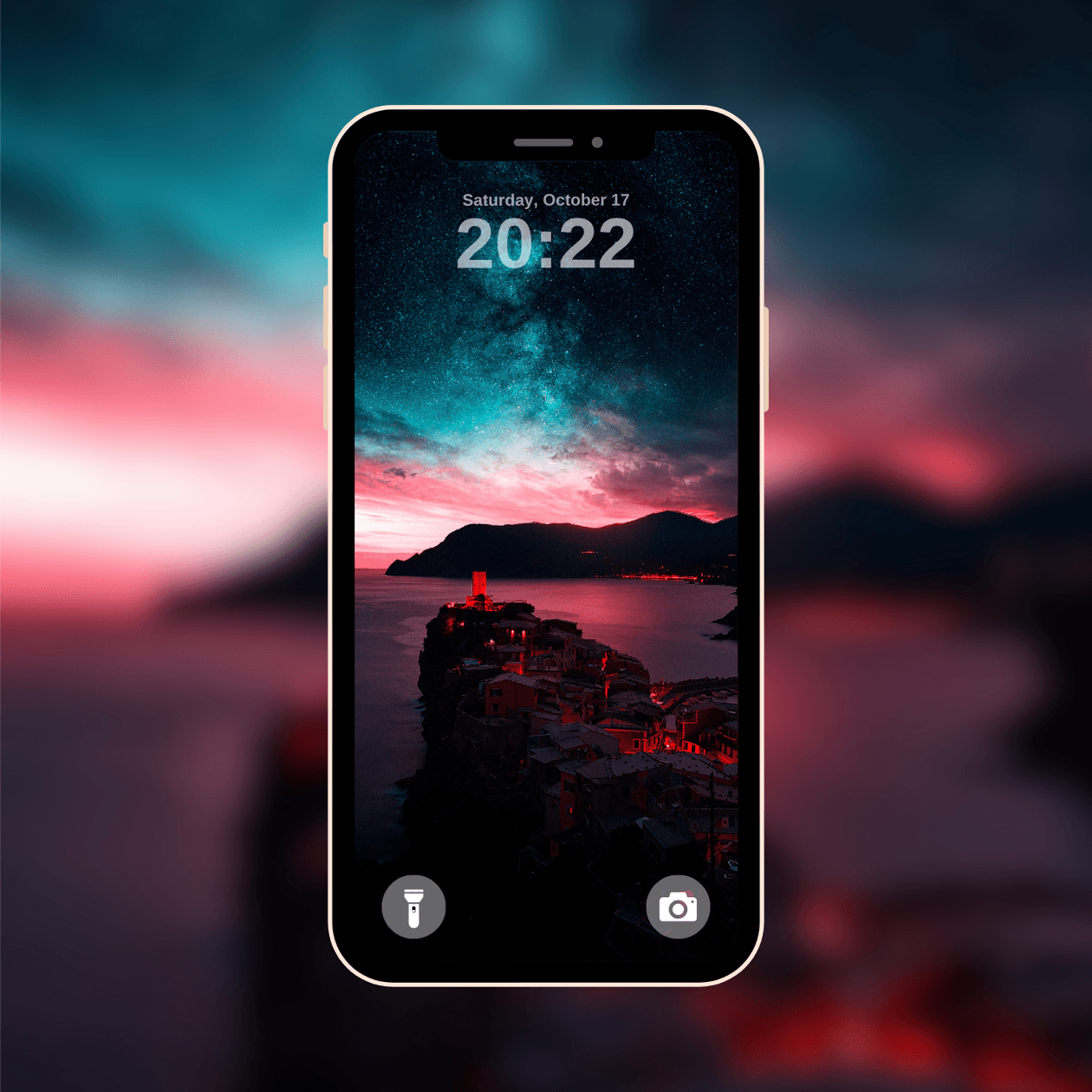 coastal-village-under-milky-way